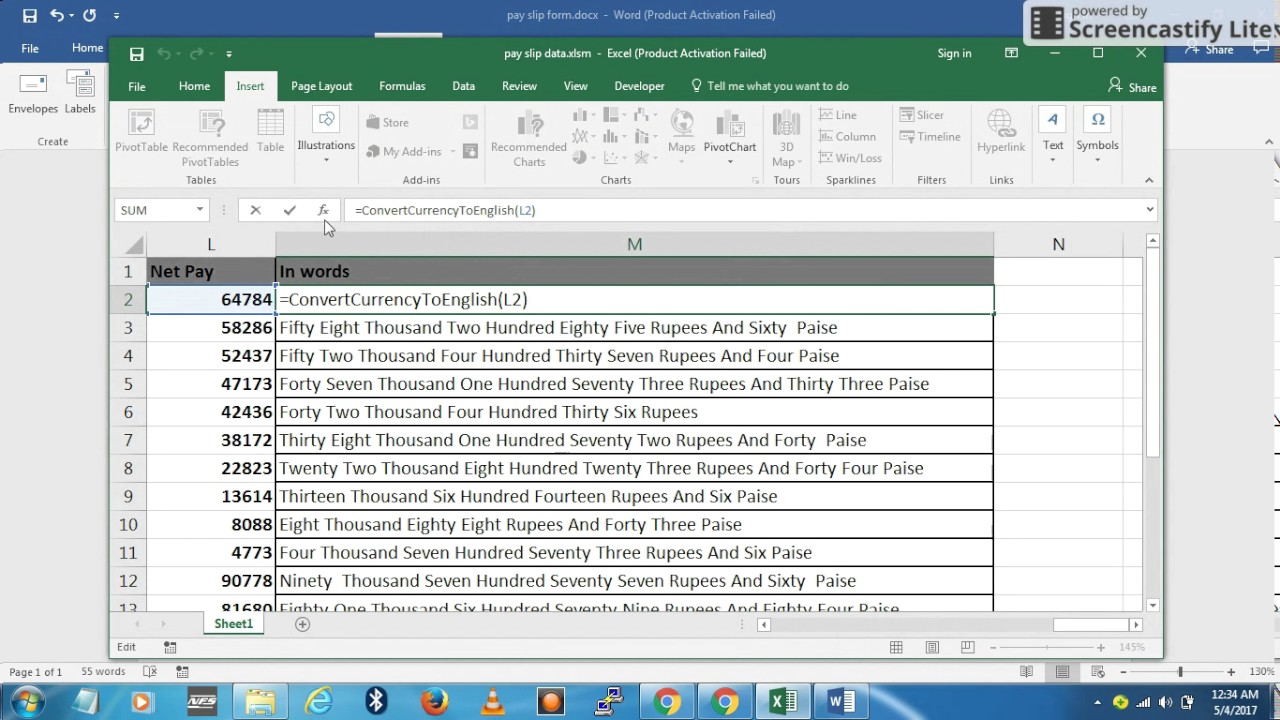 create document in word